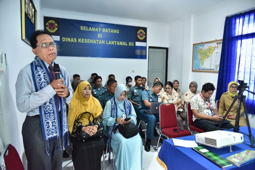 Danlantamal XII Buka Kegiatan Survey Akreditasi Balai Kesehatan Lantamal XII Pontianak TA.2023