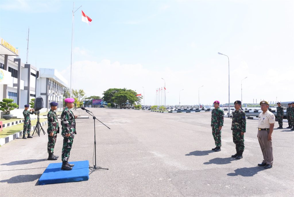 33 Personel Mako Lantamal I Laksanakan Laporan Kenaikan Pangkat