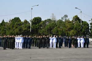 Lanal Bandung Laksanakan Upacara Ziarah Nasional Dalam Rangka HUT Ke-78 TNI Tahun 2023
