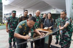 Kasad Resmikan Penggunaan Mess Berland Serta Gedung Sandi dan Siber Forensik TNI AD