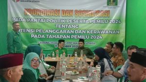 Pengurus Harian DPC PPP  Dapat Kunjungan dari Bawaslu Jakarta Utara