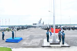Lantamal I Belawan Laksanakan Upacara Bendera 17-an