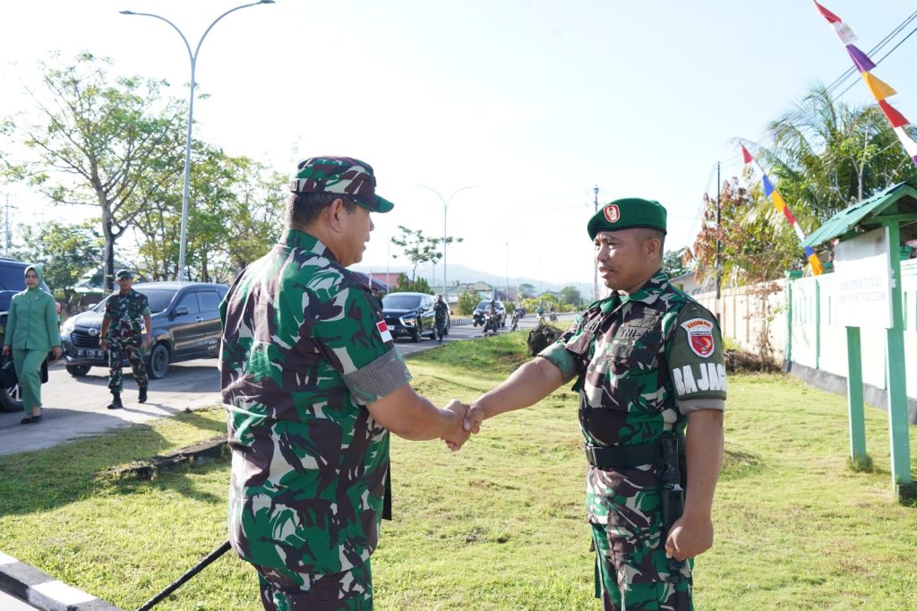 Koramil Bobong Jadi Tujuan Akhir Kunker Pangdam di Maluku Utara