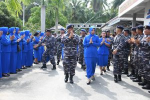 Danlanal TBA Awali Tugas Dengan Entry Briefing Kepada Seluruh keluarga Besar Lanal TBA