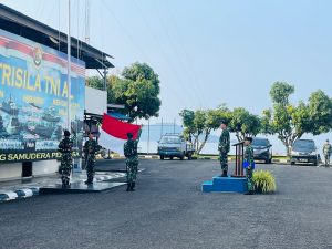 Lanal Sibolga Gelar Upacara Peringatan Hari Sumpah Pemuda Ke-95 di Mako Lanal Sibolga, Pemko Sibolga dan Pemkab Tapteng