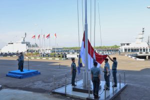 Lantamal I Belawan Laksanakan Upacara Bendera