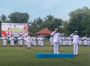 Lanal Bintan Bersama Jajaran Satuan TNI AL di Tanjung Uban Laksanakan Upacara Peringatan Hari Pahlawan Ke-78 Tahun 2023