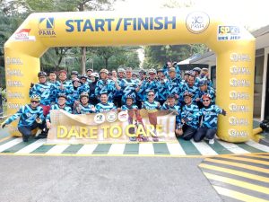 Kolaborasi Program Sosial PT. Pamapersada Nusantara Gelar Sepeda Santai