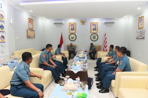 KOMANDAN LANTAMAL I TERIMA KUNJUNGAN DANPUSPOMAL