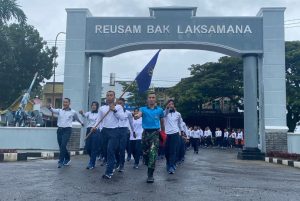 Sambut Hari Armada RI Tahun 2023, Satuan TNI AL Wilayah Sabang Gelar Olahraga Bersama