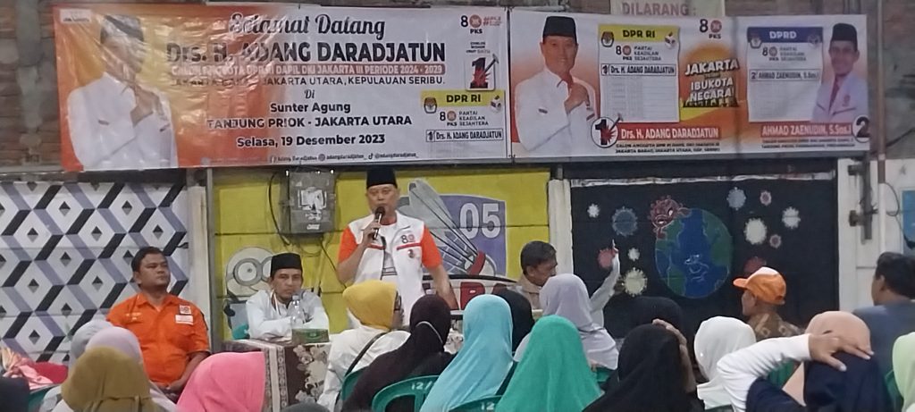 Adang Daradjatun dan Ahmad Zaenudin Kampanye di RW.05 Sunter Agung Jakarta Utara