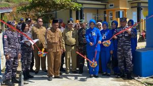Peresmian Desa Belibak Sebagai Kampung Bahari Nusantara (KBN) Lanal Tarempa Tahun 2023