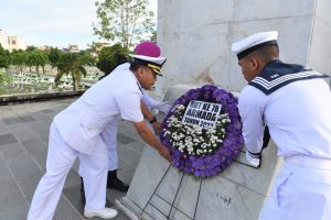 Jelang Hari Armada RI Tahun 2023, Danlantamal I Pimpin Ziarah Ke TMP Bukit Barisan Medan dan Anjangsana