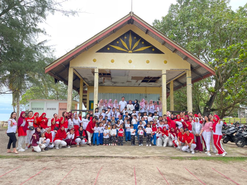 Pererat Silaturahmi, TK Hang Tuah Lanal Dabo Singkep Gelar Family Gathering