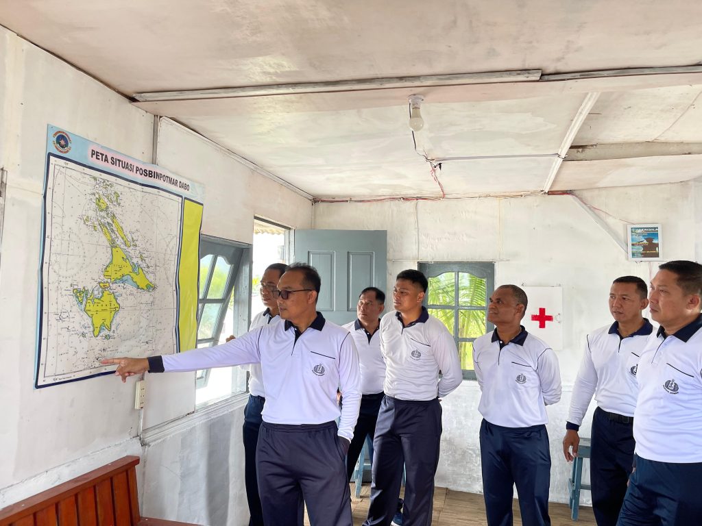 Danlanal Dabo Singkep Laksanakan Safari Posal dan Posbinpotmar Dibawah Jajaran Lanal Dabo Singkep