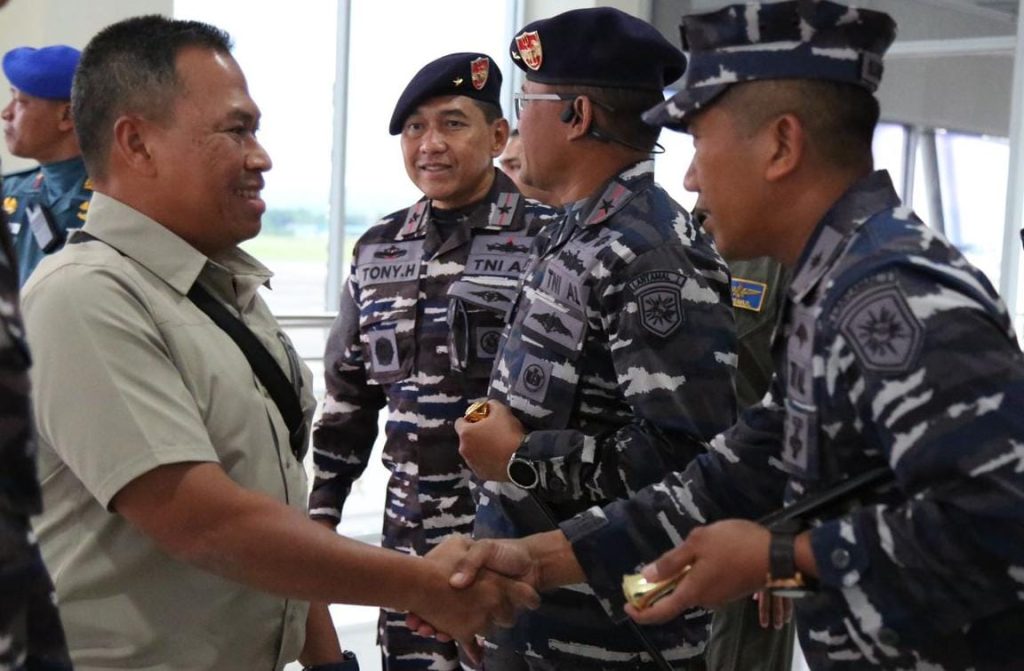 Danlanal Sabang Sambut  Pangkoarmada I Dalam Rangka Kunker Ke Provinsi Aceh