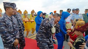 Lanal Lhokseumawe Terima Kunjungan Kerja Pangkoarmada I
