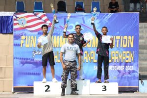 Jaring Bibit Atlet, Lanal Banjarmasin Adakan Fun Swimming Competition 2023