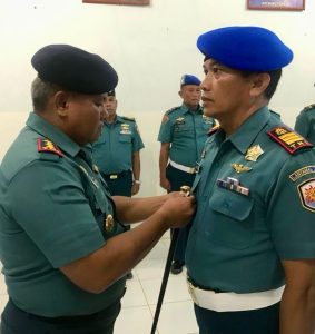 Danlanal Simeulue Kukuhkan Jabatan Dandenpomal Lanal Simeulue