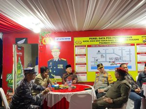Danlanal Bersama Forkopimda Tinjau Pengamanan Malam Natal Tahun 2023 di Kota Bengkulu