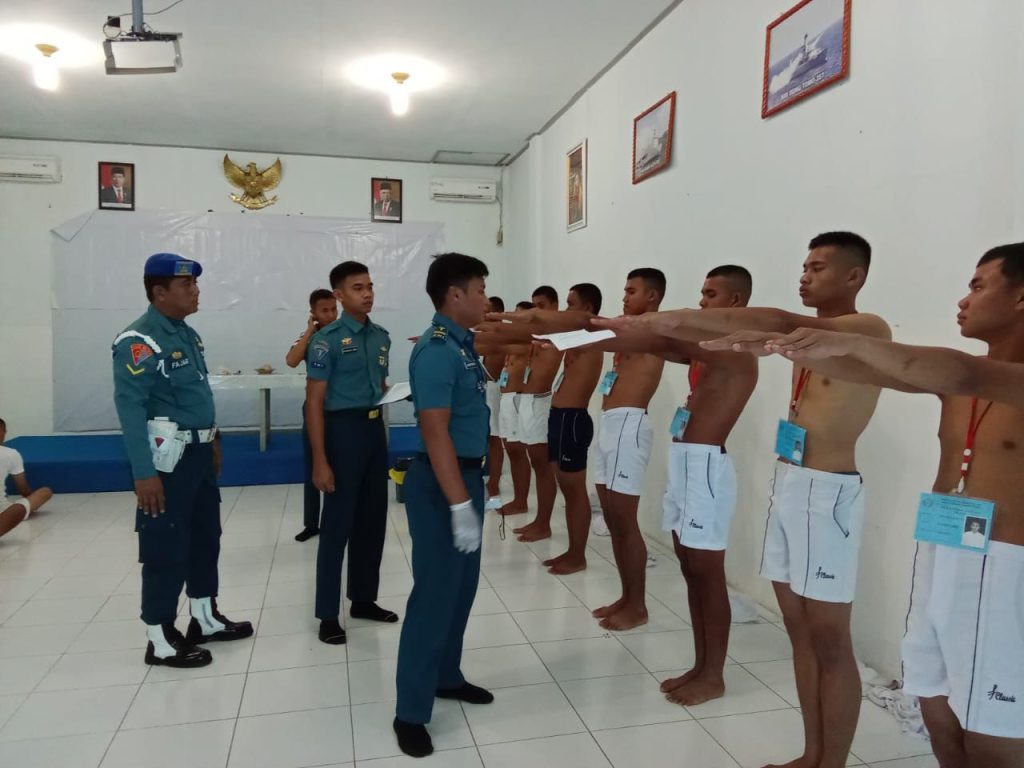 Lanal Simeulue Laksanakan Uji Pemeriksaan Kesehatan Calon Siswa Bintara dan Tamtama PK Gelombang I TA. 2024