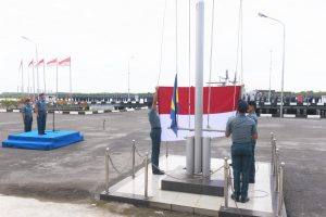 Kepala Keuangan Wilayah Lantamal I Pimpin Upacara Bendera