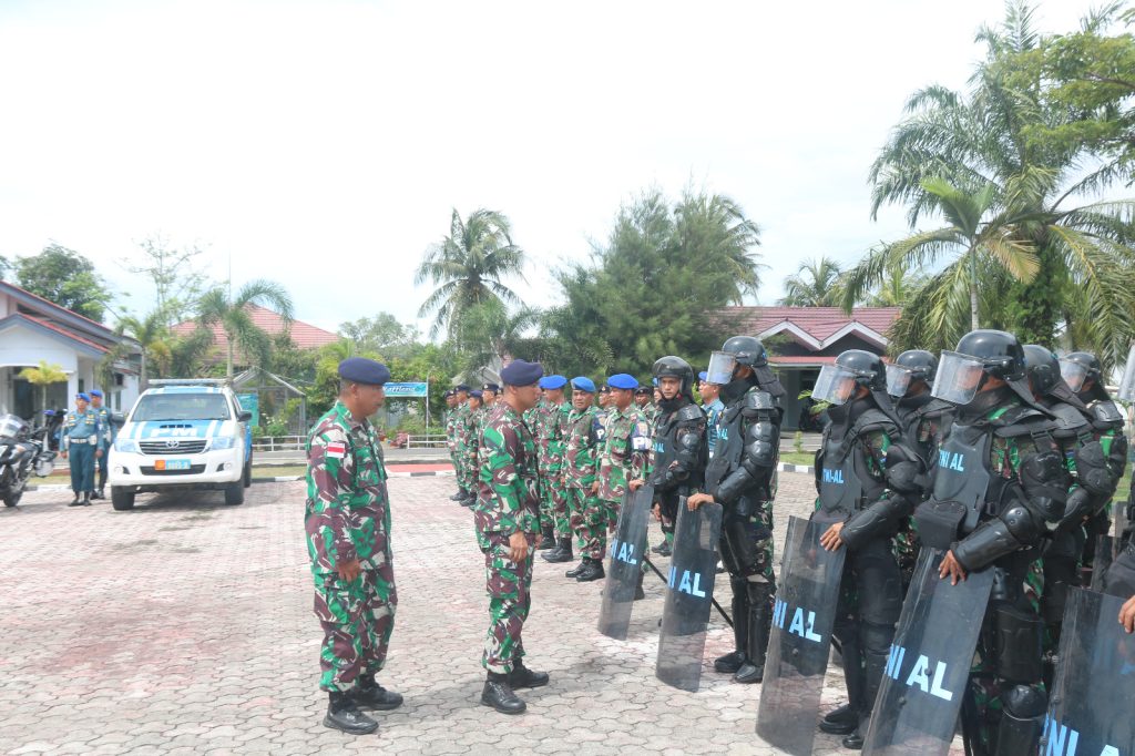 Kesiapan Pengamanan Pemilu Tahun 2024, Lanal Bengkulu Laksanakan Apel Gelar Kelengkapan