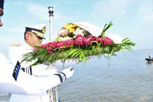 Lantamal I Laksanakan Upacara Tabur Bunga Dalam Rangka Hari Dharma Samudera