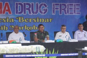 Pangdam XII/Tanjungpura : TNI Berkomiten Tegas Perangi Peyelundupan dan Peredaran Narkoba