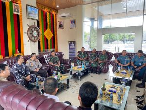 Jalin Koordinasi dan Silaturahmi, Lanal Sabang Terima Kunjungan SKK Migas