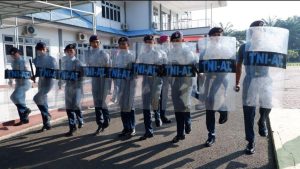 Tingkatkan Kesiapsiagaan, Prajurit Lanal Lhokseumawe Laksanakan Latihan PHH