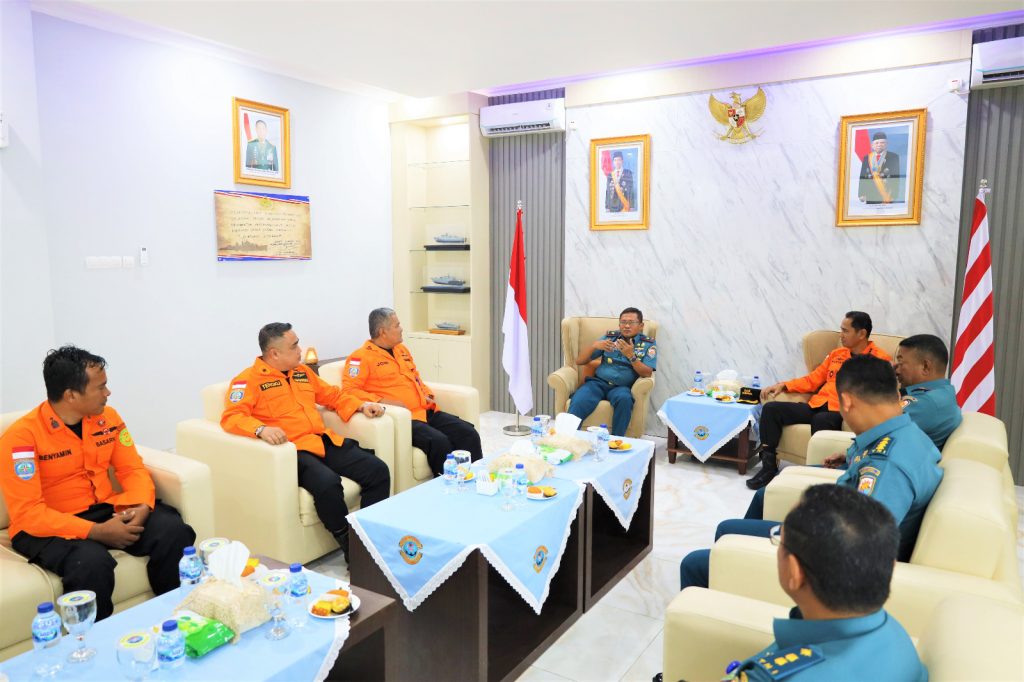 Danlantamal I Terima Kunjungan Kerja Kepala Basarnas Kota Medan