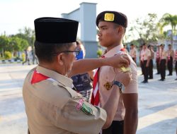 Danlanal Dumai Kukuhkan Saka Bahari Angkatan XI Tahun 2024