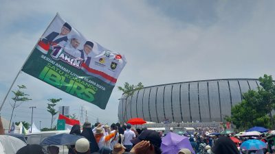 Jutaan Pendukung Pasangan Capres Cawapres 01 AMIN Hadiri Kampanye Akbar di JIS
