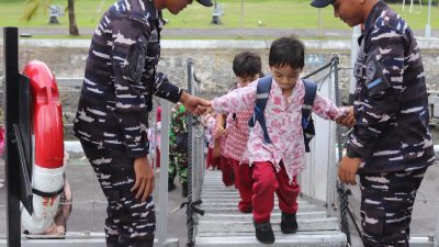 Babinpotmar Lanal Sabang Dampingi Wisata Edukasi TK Al-Qur’an di KRI Abdul Halim Perdanakusuma-355