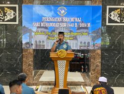 Satuan TNI Angkatan Laut Wilayah Sabang Peringati Isra’ Mi’raj Nabi Muhammad SAW 1445 H/2024