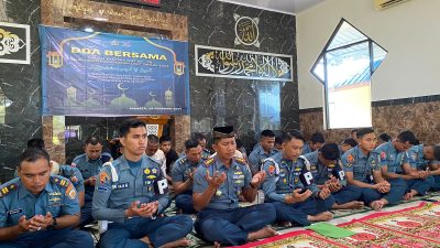 Lanal Sabang Ikuti Doa Bersama Secara Serentak Dalam Rangka Sambut HUT Ke-78 Pomal Tahun 2024