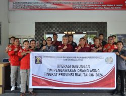 Lanal Dumai Turut Serta Dalam Operasi Gabungan POA Tingkat Provinsi Riau Tahun 2024