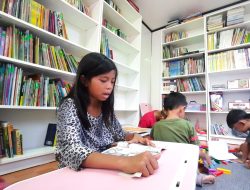 Dorong Minat Baca Anak, Kontainer Perpustakaan Hadir di RPTRA Rawa Badak Utara