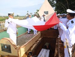 Aspotmar Danlantamal I Pimpin Upacara Pemakaman Jenazah Kolonel (Purn) DPM. Hutahaean