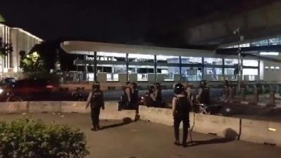 Tim Perintis Presisi Polres Metro Jakarta Pusat Bubarkan Balap Liar Di Wilayah Gunung Sahari