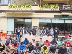 Polres Jakut grebek Kampung Bahari puluhan orang diamankan