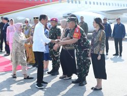 Danlantamal I Sambut Kedatangan Presiden RI