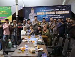 Perkuat Sinergitas, Polres Kepulauan Seribu Gelar Acara Buka Puasa Bersama Awak Media