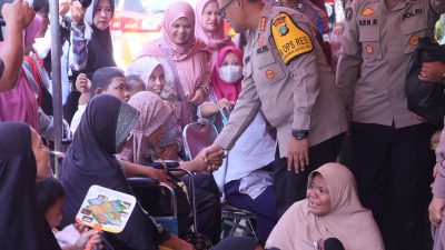 Kapolres Metro Jakut ‘Minggu Kasih’ di Rumah Quran Disabilitas Cilincing