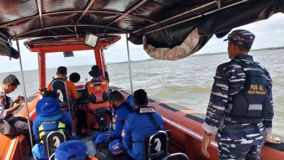 Posal Selatpanjang Laksanakan SAR Orang Hilang di Perairan Meranti