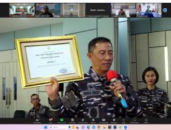 Lantamal I Ikuti Rakernispen TNI AL Tahun 2024 Melalui Vicon dan Terima Apresiasi