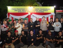 Kapolres Metro Jakut Cek Pos Pantau Satgas Anti Tawuran dalam Rangka Kegiatan Cipta Situasi Kamtibmas Bulan Suci Ramadhan