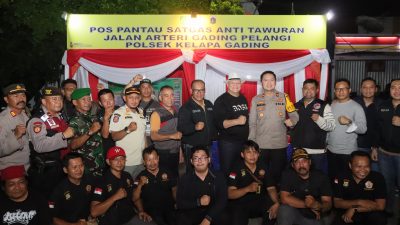 Kapolres Metro Jakut Cek Pos Pantau Satgas Anti Tawuran dalam Rangka Kegiatan Cipta Situasi Kamtibmas Bulan Suci Ramadhan