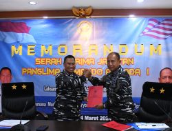 Danlantamal I Hadiri Admiral Inspection dan Pembacaan Memorandum Pangkoarmada I